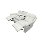 Flexsteel Anders Power Gliding Sofa With Power Headrests & Lumbar