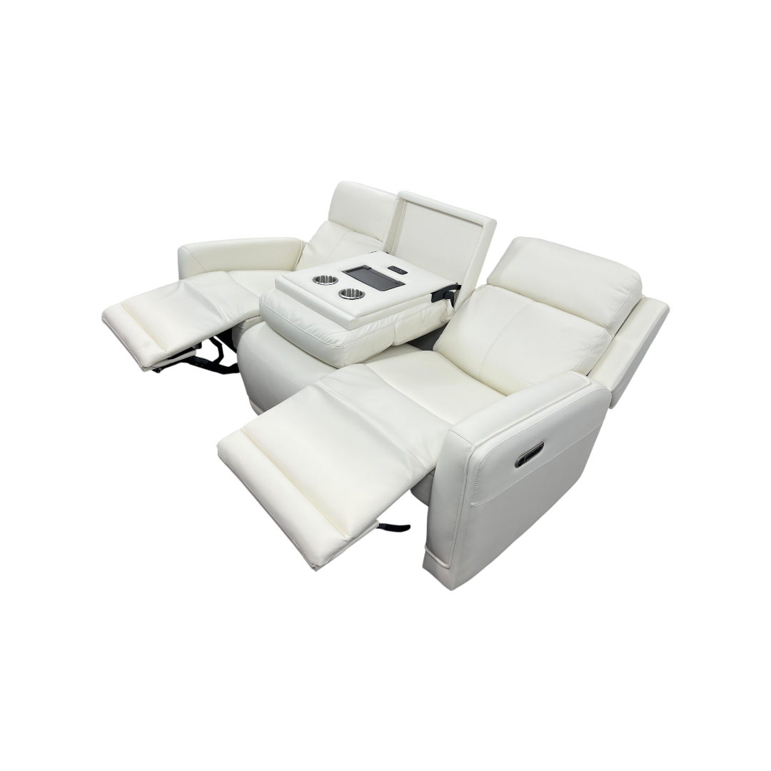 Flexsteel Anders Power Gliding Sofa With Power Headrests & Lumbar