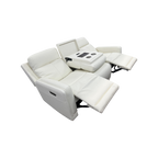 Flexsteel Anders Power Gliding Sofa With Power Headrests & Lumbar