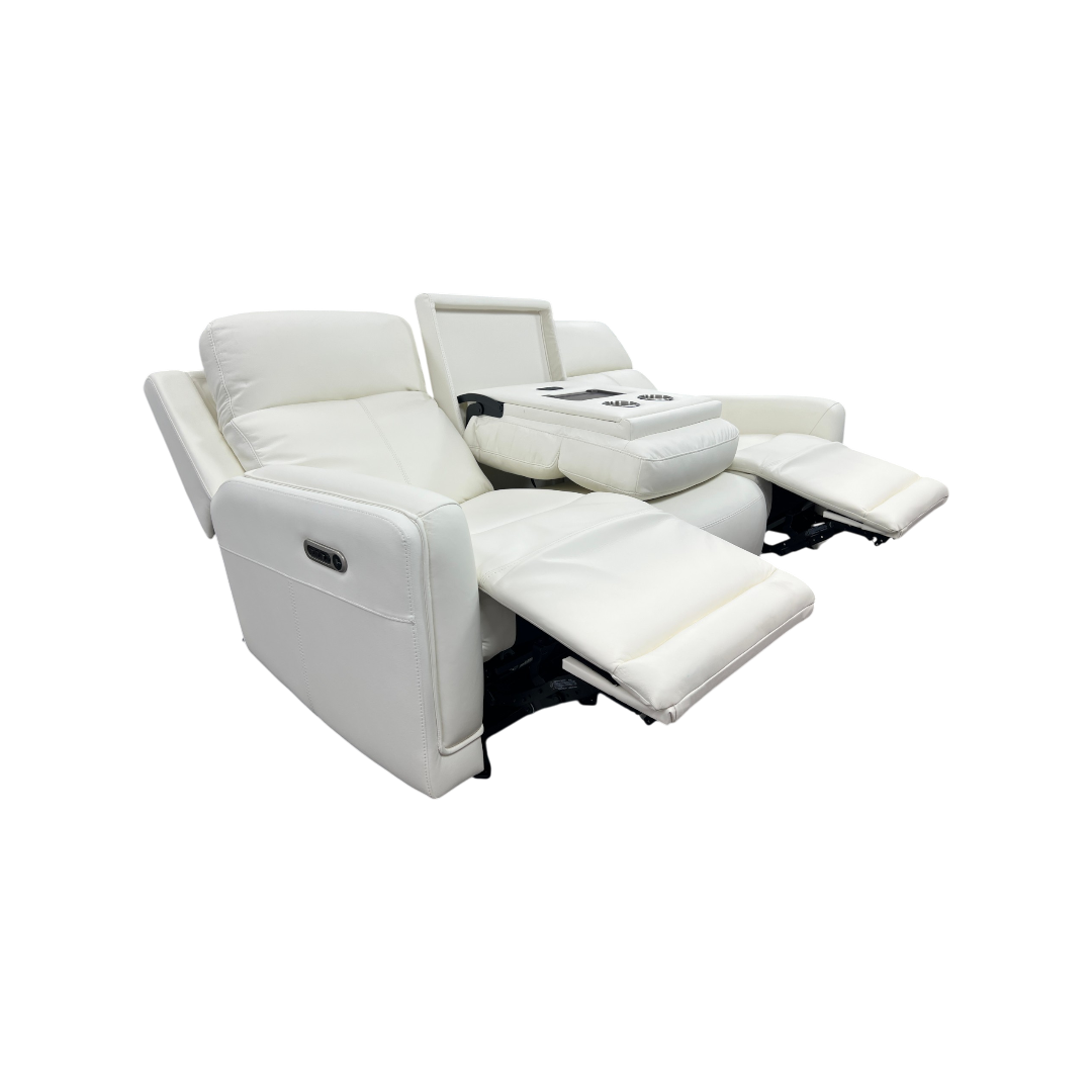 Flexsteel Anders Power Gliding Sofa With Power Headrests & Lumbar