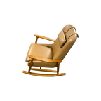 Castlery Desmond Leather Rocking Armchair