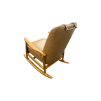 Castlery Desmond Leather Rocking Armchair