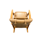 Castlery Desmond Leather Rocking Armchair