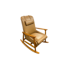 Castlery Desmond Leather Rocking Armchair