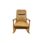Castlery Desmond Leather Rocking Armchair