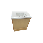 Hokku Designs  Thornaby Solid Wood Single Bathroom Vanity with Quartz Top