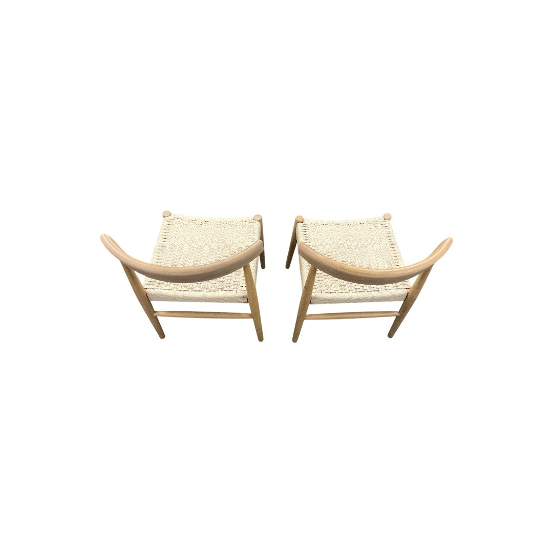 Castlery Austen Chair Set of 2 -White Wash