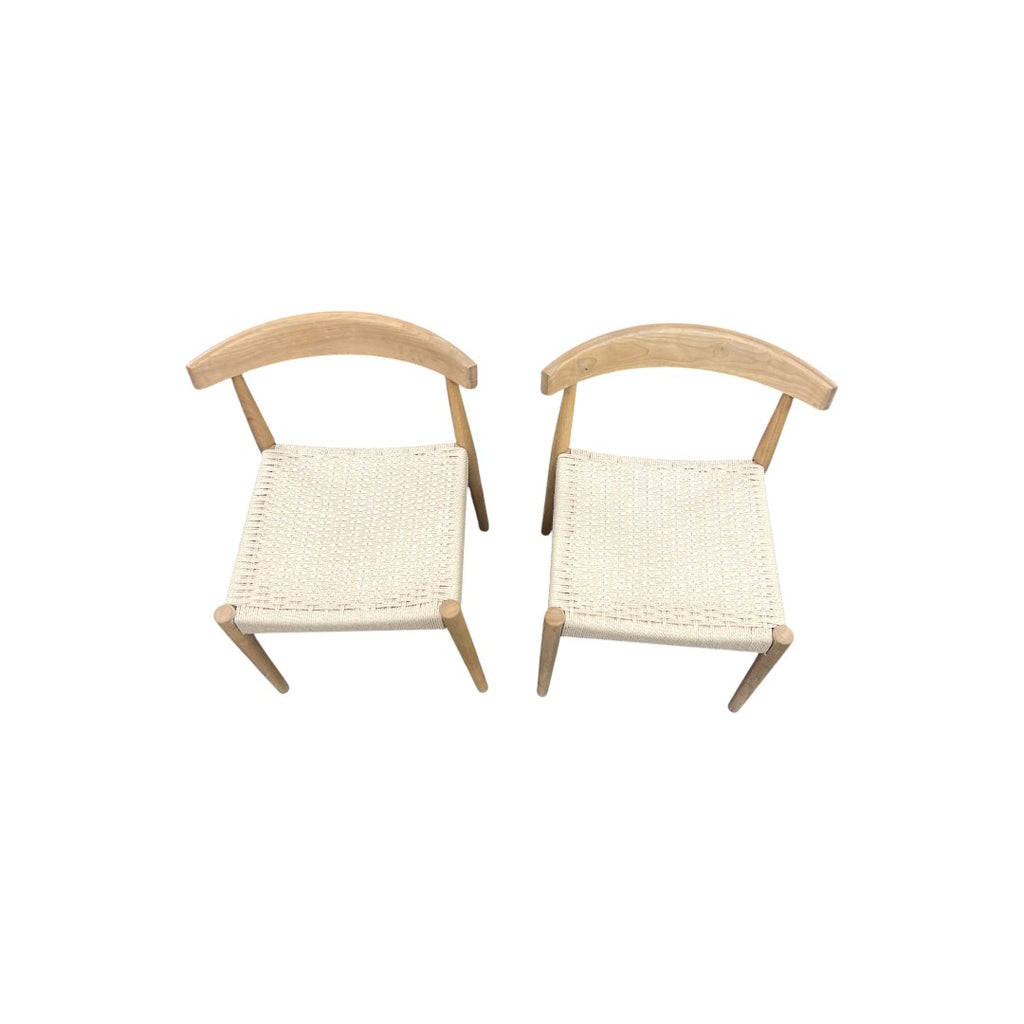 Castlery Austen Chair Set of 2 -White Wash