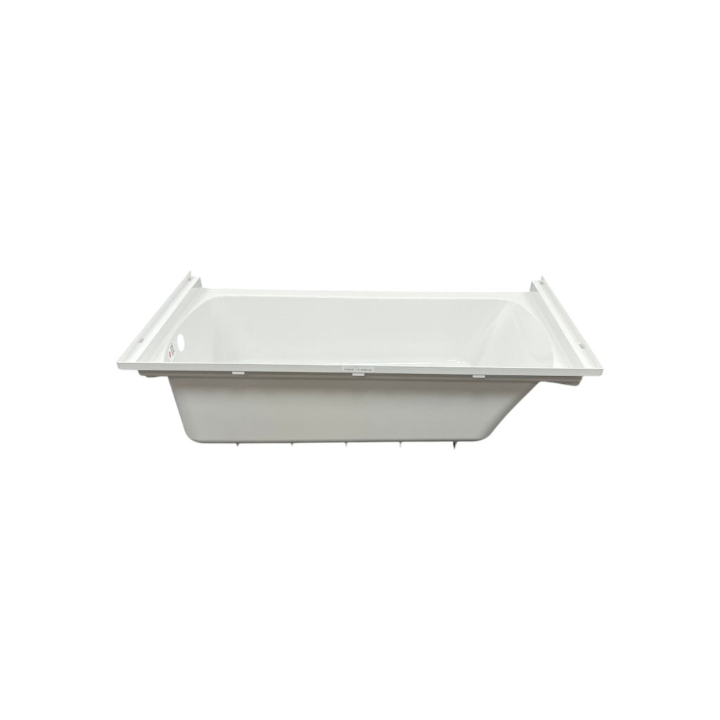 Woodbridge Composite Rectangular 3-Wall Alcove Tub (Tub Surrounded Compatible), Drain Hole TB-6032-R