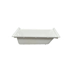 Woodbridge Composite Rectangular 3-Wall Alcove Tub (Tub Surrounded Compatible), Drain Hole TB-6032-R