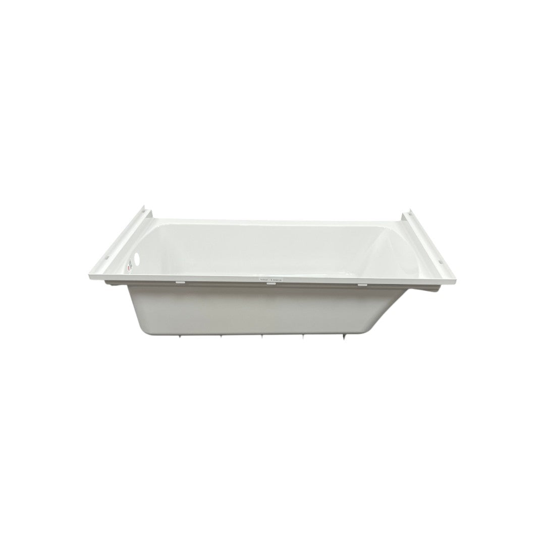 Woodbridge Composite Rectangular 3-Wall Alcove Tub (Tub Surrounded Compatible), Drain Hole TB-6032-R