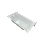 Woodbridge Composite Rectangular 3-Wall Alcove Tub (Tub Surrounded Compatible), Drain Hole TB-6032-R