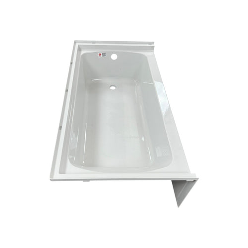 Woodbridge Composite Rectangular 3-Wall Alcove Tub (Tub Surrounded Compatible), Drain Hole TB-6032-R, image 5