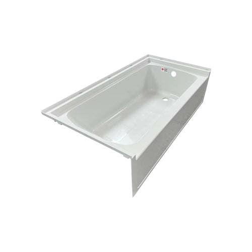 Woodbridge Composite Rectangular 3-Wall Alcove Tub (Tub Surrounded Compatible), Drain Hole TB-6032-R, image 6