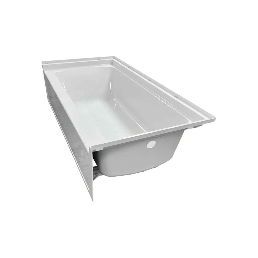Woodbridge Composite Rectangular 3-Wall Alcove Tub (Tub Surrounded Compatible), Drain Hole TB-6032-R