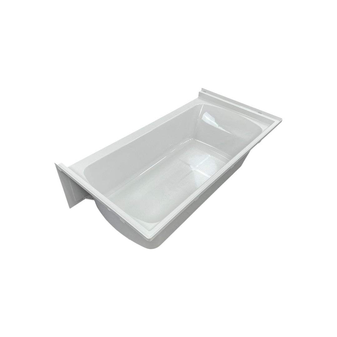 Woodbridge Composite Rectangular 3-Wall Alcove Tub (Tub Surrounded Compatible), Drain Hole TB-6032-R