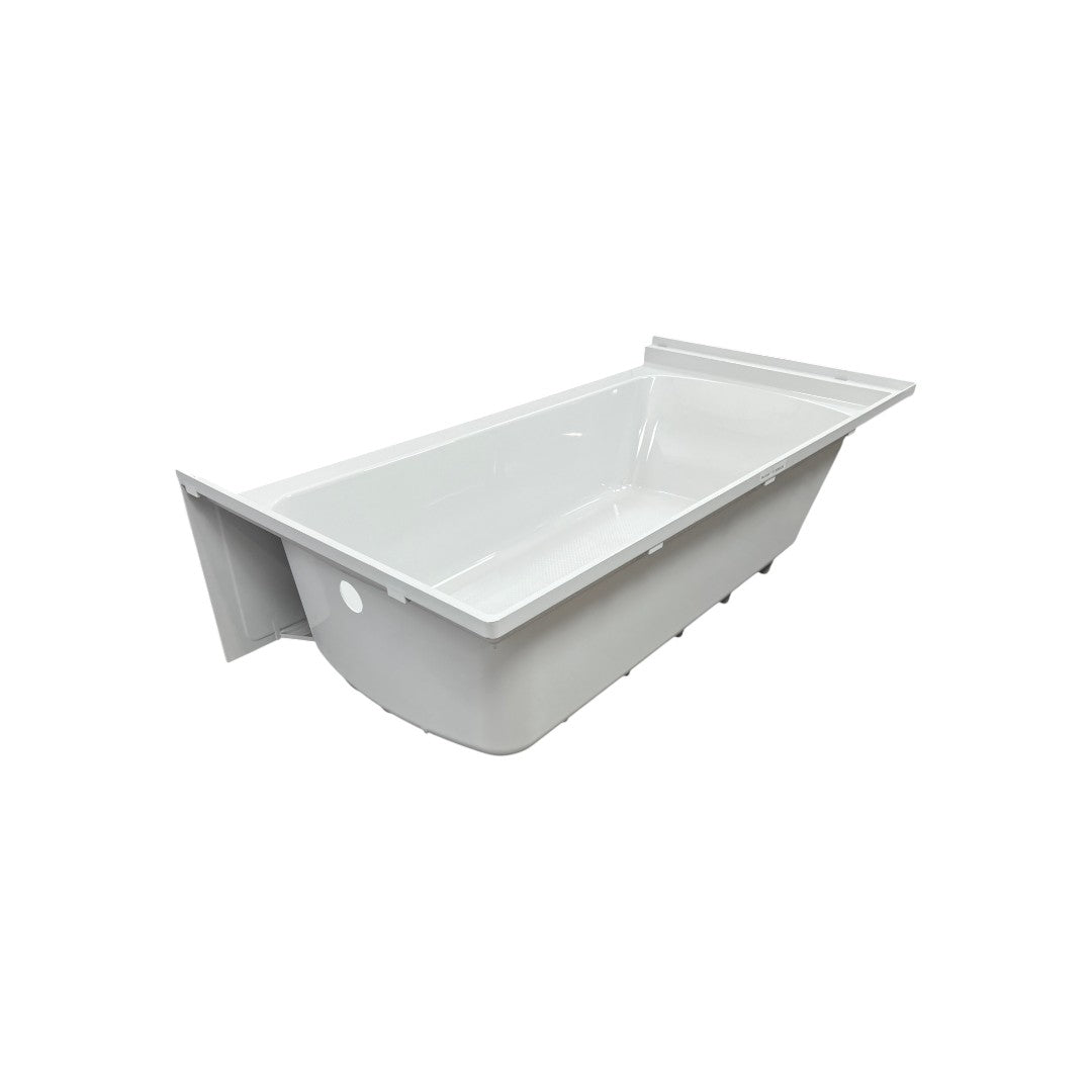 Woodbridge Composite Rectangular 3-Wall Alcove Tub (Tub Surrounded Compatible), Drain Hole TB-6032-R