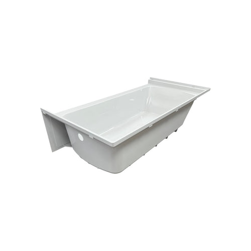 Woodbridge Composite Rectangular 3-Wall Alcove Tub (Tub Surrounded Compatible), Drain Hole TB-6032-R, image 12