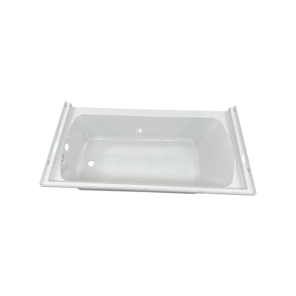 Woodbridge Composite Rectangular 3-Wall Alcove Tub (Tub Surrounded Compatible), Drain Hole TB-6032-R