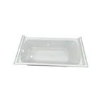 Woodbridge Composite Rectangular 3-Wall Alcove Tub (Tub Surrounded Compatible), Drain Hole TB-6032-R