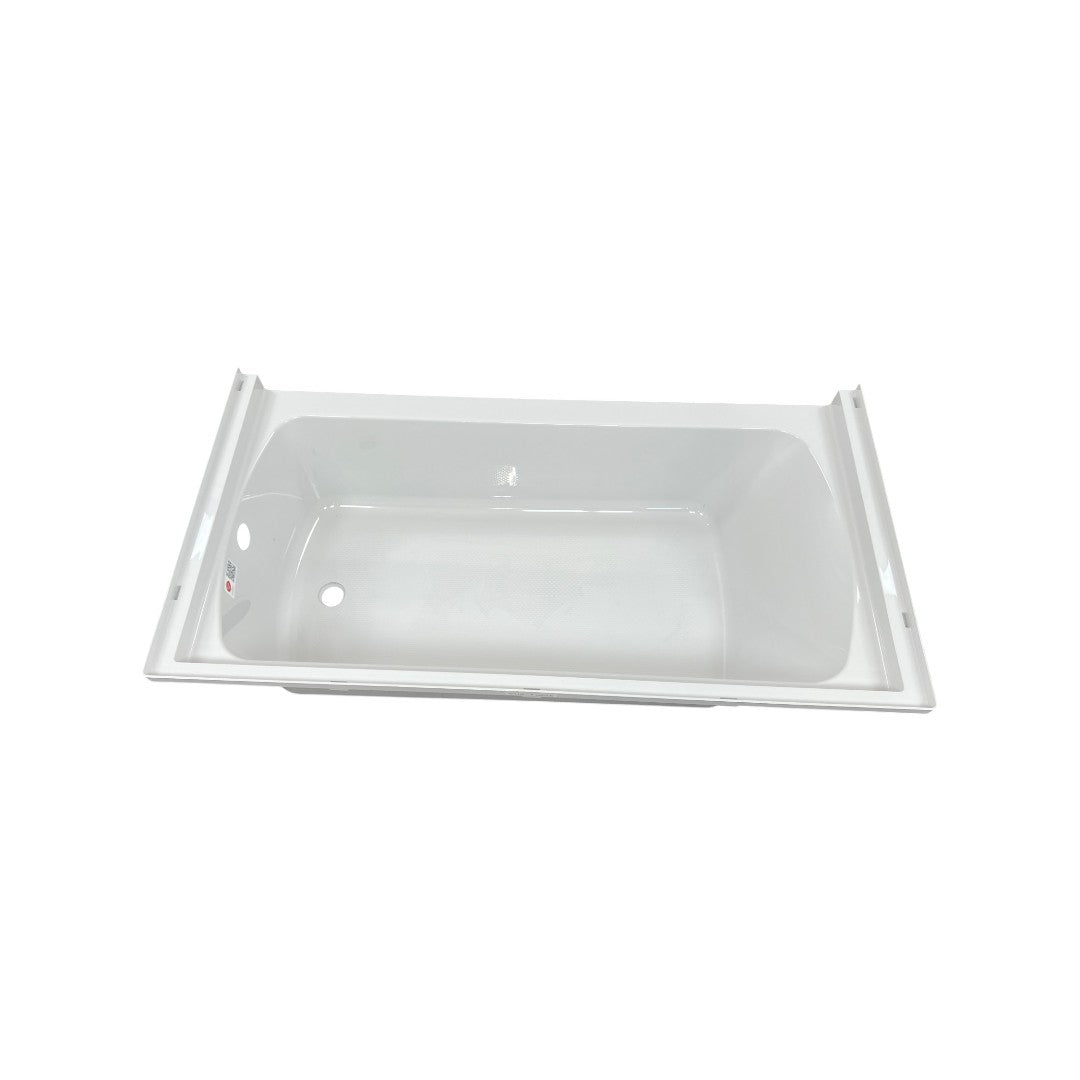 Woodbridge Composite Rectangular 3-Wall Alcove Tub (Tub Surrounded Compatible), Drain Hole TB-6032-R