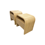 Castlery Crescent 1-Drawer Nightstand Set of 2