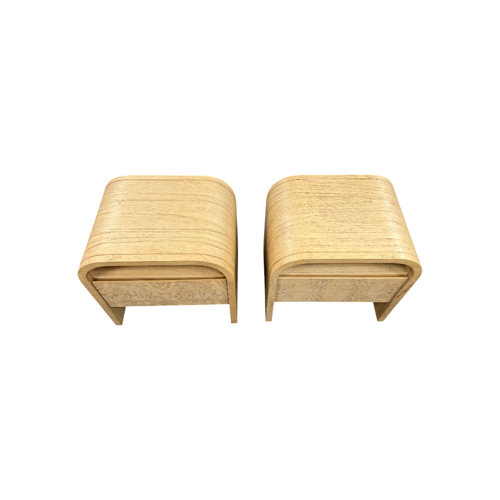 Castlery Crescent 1-Drawer Nightstand Set of 2