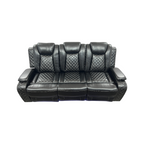 Latitude Run Power Reclining Sofa Couch with Wireless Charger and LED Lights