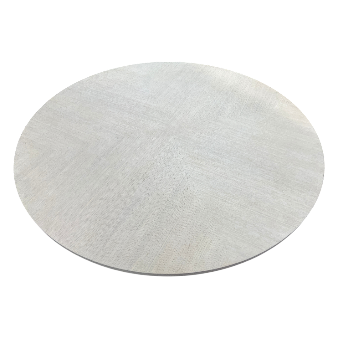 Maitland Smith Oak Round Solid Wood Dining Table