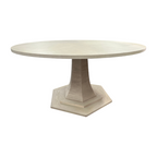 Maitland Smith Oak Round Solid Wood Dining Table