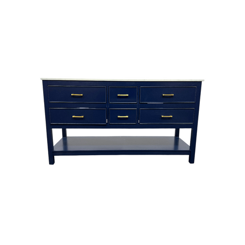 Latitude Run Brooks Double Bathroom Vanity with Marble Top, image 2