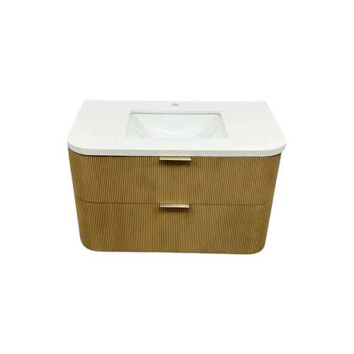 Ophelia & Co. Chantal Single Bathroom Vanity With Engineered Quartz Top, image 2