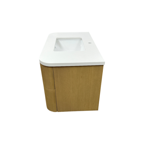 Ophelia & Co. Chantal Single Bathroom Vanity With Engineered Quartz Top, image 8