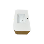 Ophelia & Co. Chantal Single Bathroom Vanity With Engineered Quartz Top