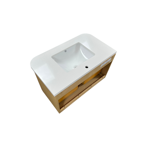 Ophelia & Co. Chantal Single Bathroom Vanity With Engineered Quartz Top, image 11