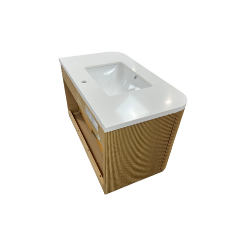 Ophelia & Co. Chantal Single Bathroom Vanity With Engineered Quartz Top, image 13