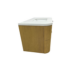 Ophelia & Co. Chantal Single Bathroom Vanity With Engineered Quartz Top