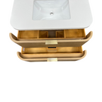 Ophelia & Co. Chantal Single Bathroom Vanity With Engineered Quartz Top