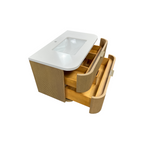 Ophelia & Co. Chantal Single Bathroom Vanity With Engineered Quartz Top