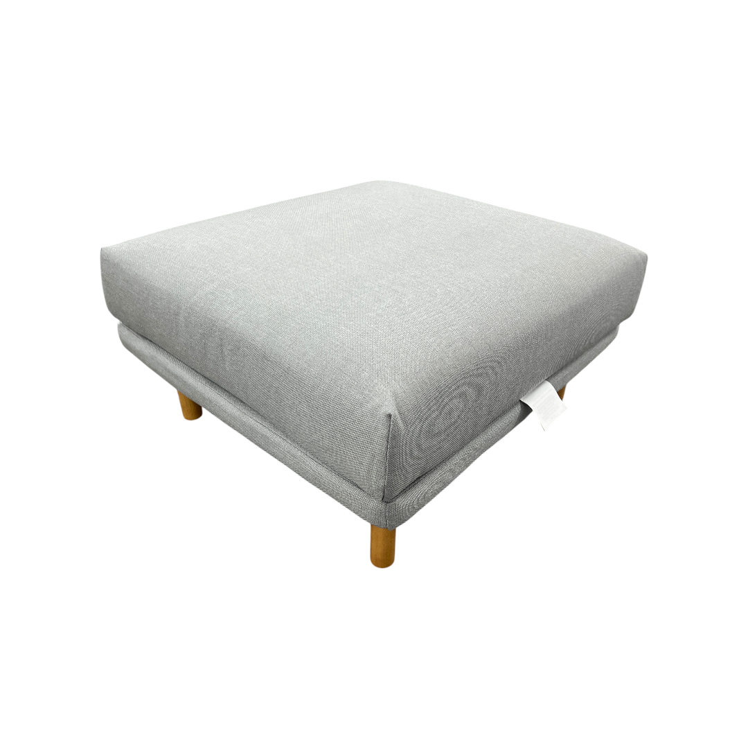 Burrow Range Ottoman - Stone Gray