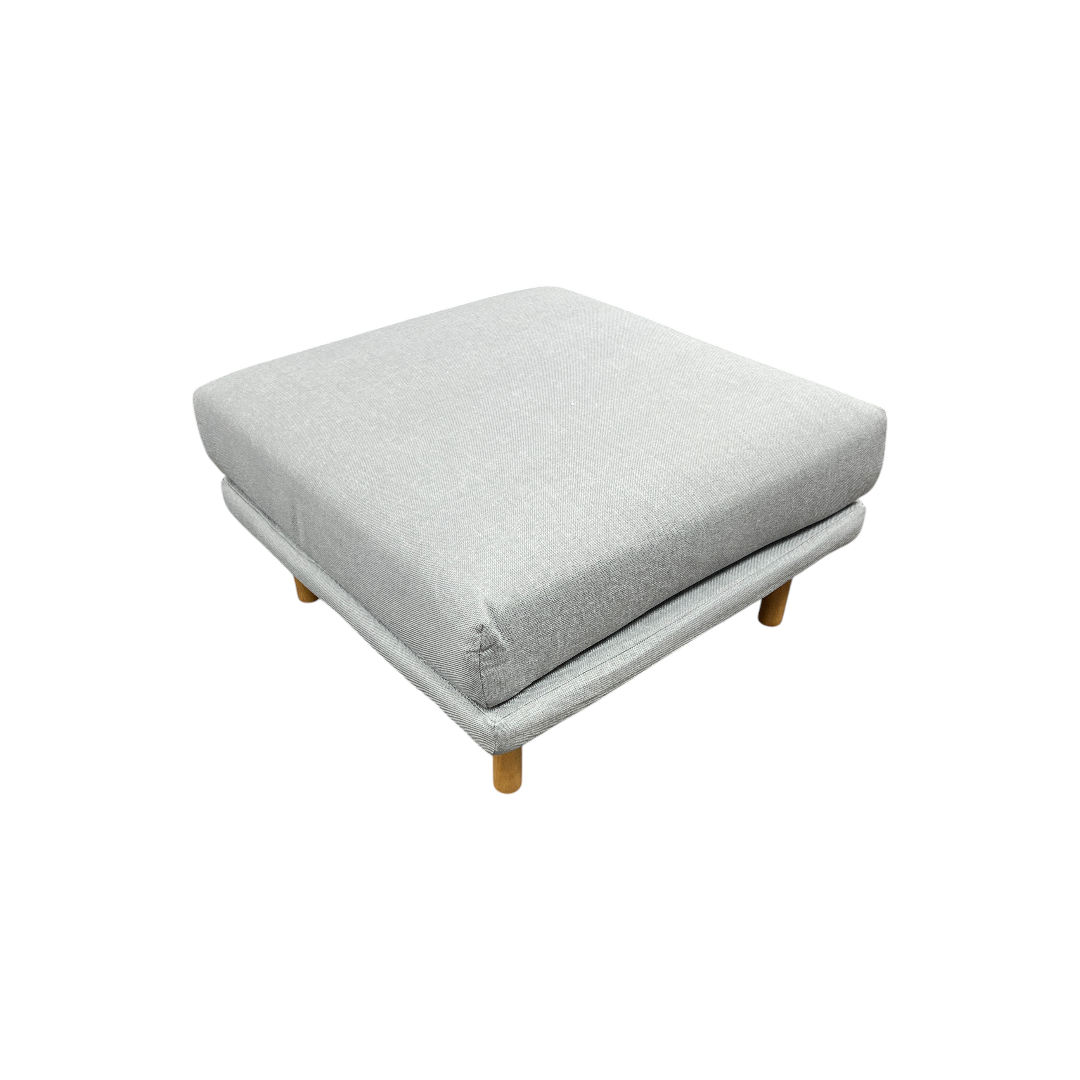 Burrow Range Ottoman - Stone Gray