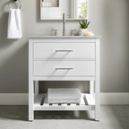 Lark Manor Carnavon Single Bathroom Vanity with Engineered Stone Top