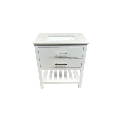 Lark Manor Carnavon Single Bathroom Vanity with Engineered Stone Top, image 2