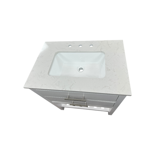 Lark Manor Carnavon Single Bathroom Vanity with Engineered Stone Top, image 9