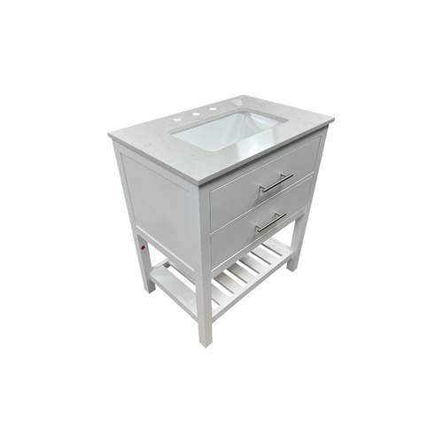 Lark Manor Carnavon Single Bathroom Vanity with Engineered Stone Top, image 15