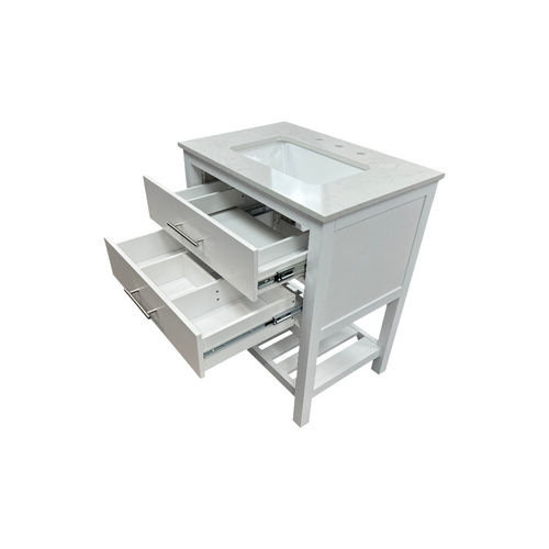 Lark Manor Carnavon Single Bathroom Vanity with Engineered Stone Top, image 18