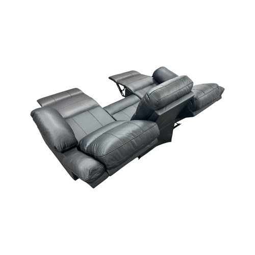 Latitude Run Kamarli Faux Leather Upholstered Solid and Manufactured Wood Frame Manual Reclining Sofa, image 8