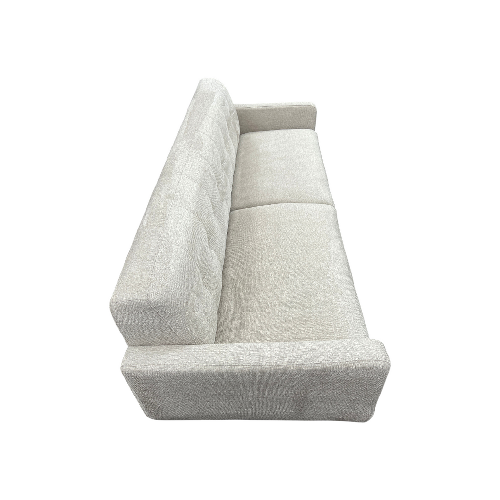 At Home Hadley Tufted Back Sofa - Taupe