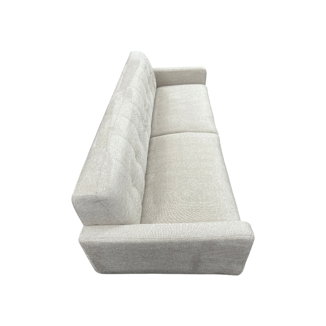 At Home Hadley Tufted Back Sofa - Taupe
