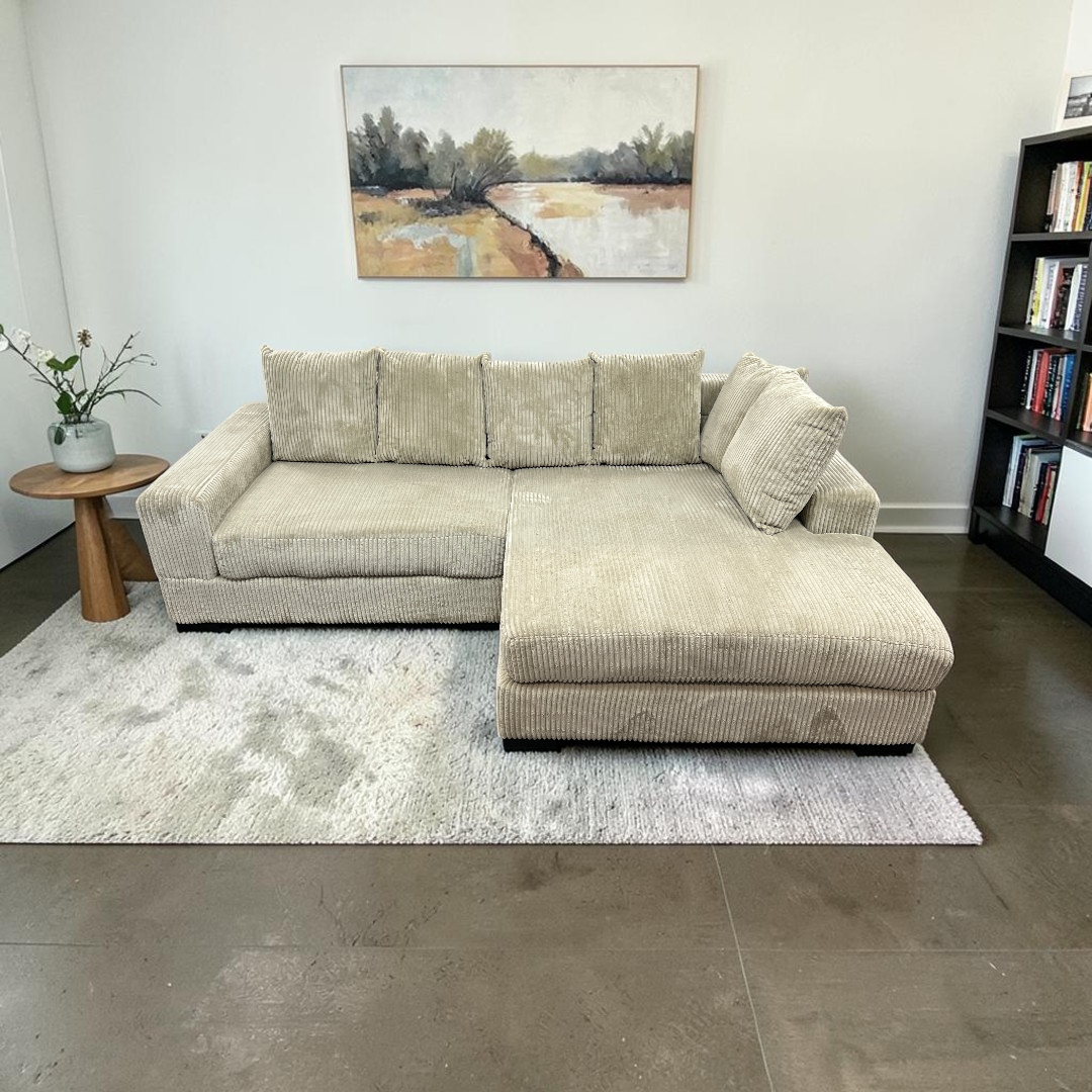 Home by Sean & Catherine Lowe Luxe Corduroy Sectional